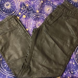 guess leather joggers